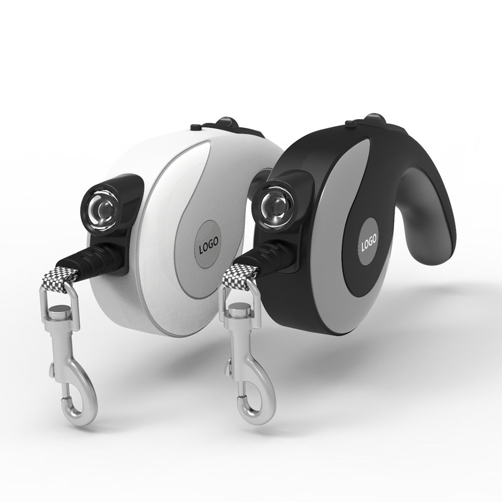 BrightPath LED Retractable Large Dog Leash